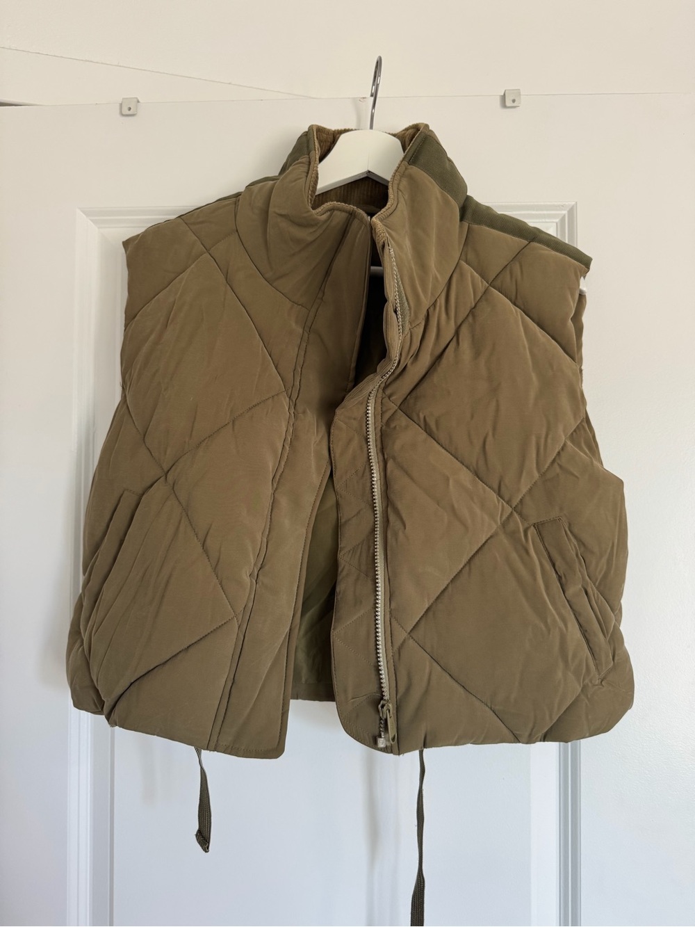 FP Movement by Free People Olive Quilted Puffer Vest - Picture 5 of 7